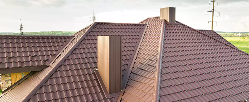 Residential Chimney Flashing Restoration in Brockton, MA