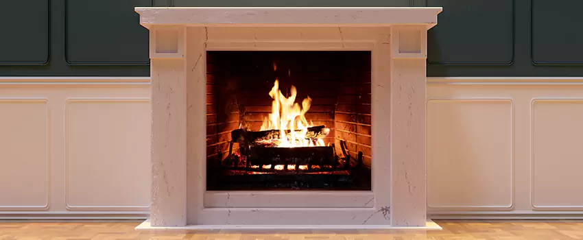 Decorative Electric Fireplace Installation in Brockton, Massachusetts