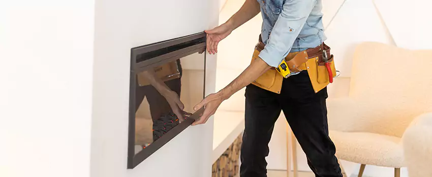 Metal Fireplace Installation in Brockton, Massachusetts
