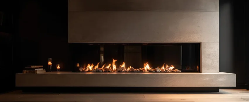 Gas Fireplace Ember Bed Design Services in Brockton, Massachusetts