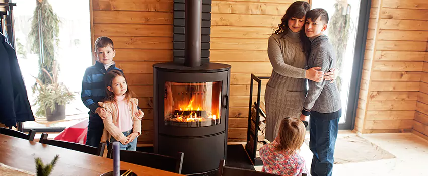 Morso Cast Iron Fireplace Insert Installation in Brockton, Massachusetts