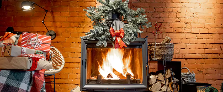 Travis Industries Linear Gas Fireplace Installation in Brockton, Massachusetts