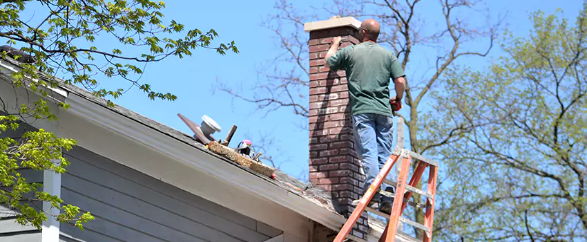 Vinyl and PVC Chimney Flashing Installation in Brockton, MA