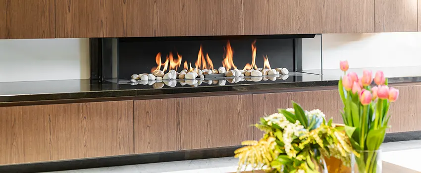 Double-height Fireplace Design Refurbishment in Brockton, Massachusetts